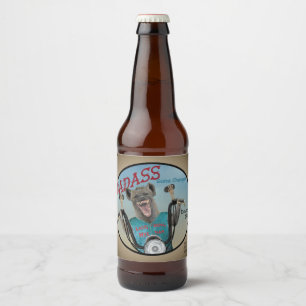 Badass Game Changer (naam en stijl) Bier Etiket