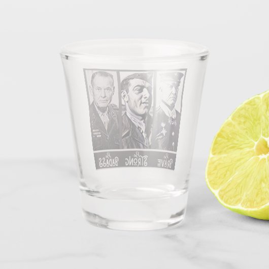 Badass Legends Shot Glass Shot Glas (Achterkant)