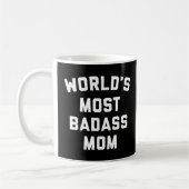 Badass mama Funny Quote Koffiemok (Links)