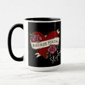 Badass Mama Gepersonaliseerde Koffie Mok (Links)