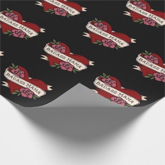 Badass Mama Tattoo Flash inpakpapier (Hoek)