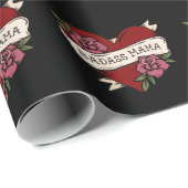 Badass Mama Tattoo Flash inpakpapier (Rol Hoek)