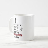 Badass, Ninja, Superstar, Paddleboarder Koffiemok (Voorkant links)