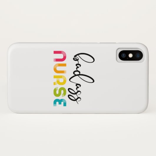 Badass Nurse Case-Mate iPhone Case (Achterkant (horizontaal))