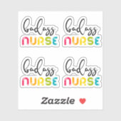 Badass Nurse Sticker (Vel)