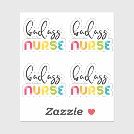 Badass Nurse Sticker (Vel)