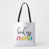 Badass Nurse Tote Bag (Voorkant)