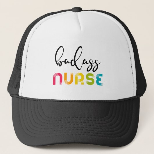 Badass Nurse Trucker Pet (Voorkant)