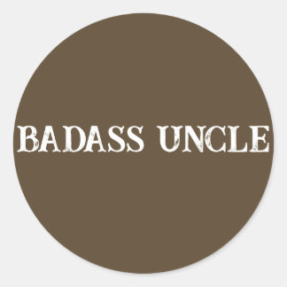 Badass-oom Ronde Sticker