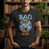 Badass Pap Cool Trippy Donkey Zonnebril Grappige P T-shirt