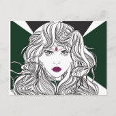 Badass Sailor Pluto Briefkaart (Voorkant)