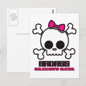 Badass Sailor's Girl Briefkaart (Voorkant / Achterkant)