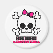 Badass Sailor's Girl Magneet (Voorkant)