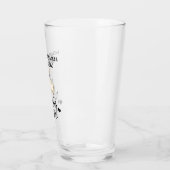 BADASS schoonzus Partners IN Wine Funny Llama Glas (Links)