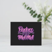 Badass Single Mama Briefkaart (Staand voorkant)