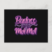 Badass Single Mama Briefkaart (Voorkant)