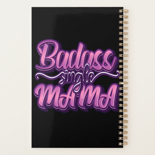 Badass Single Mama Planner (Achterkant)