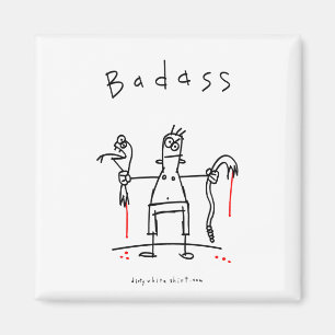 Badass slangenjongen magneet