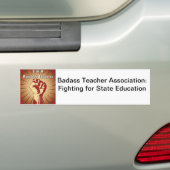 Badass Teacher Association Bumpersticker (Op auto)