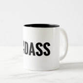 Badass Tweekleurige Koffiemok (Voorkant rechts)