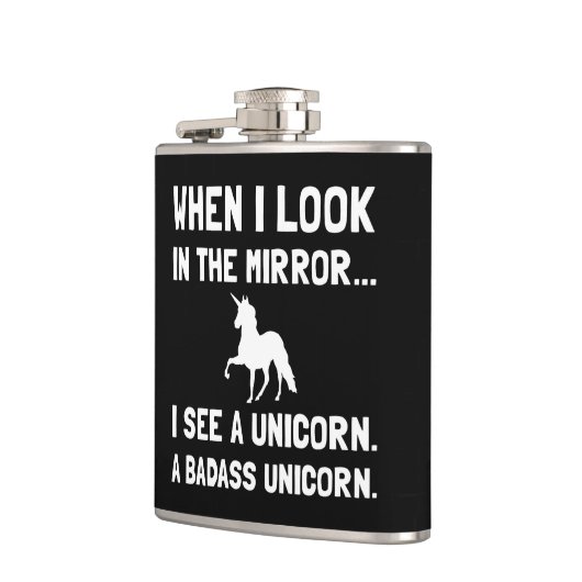 Badass Unicorn Heupfles (Links)