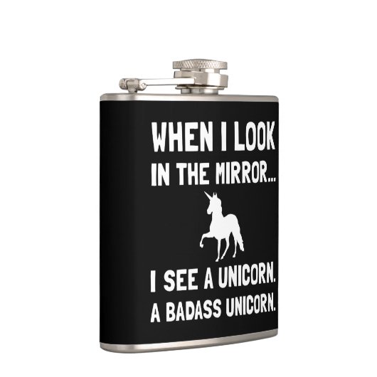 Badass Unicorn Heupfles (Rechts)