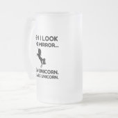 BADASS UNICORN MATGLAS BIERPUL (Voorkant links)