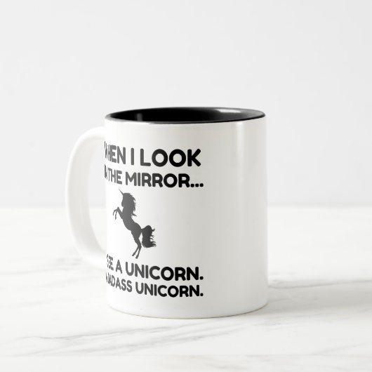 BADASS UNICORN TWEEKLEURIGE KOFFIEMOK (Voorkant links)