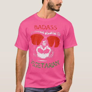 Badass vegetarian (gorilla) grappige coole veggie  t-shirt