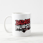 Badass-verpleegkundige Koffiemok (Links)