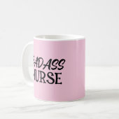 BADASS VERPLEEGSTER KOFFIE MOK (Voorkant links)