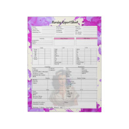 Badass Verpleegster Pinup _ Verpleegkundig Rapport Notitieblok