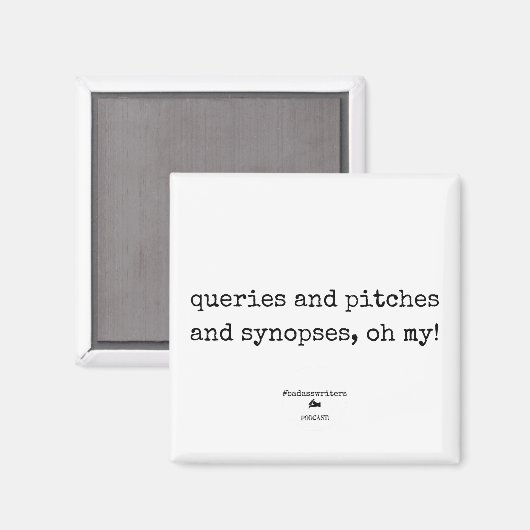 badassauteurs oh mijn! Square Magnet (Voorkant / Achterkant)