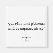 badassauteurs oh mijn! Square Magnet (Voorkant)