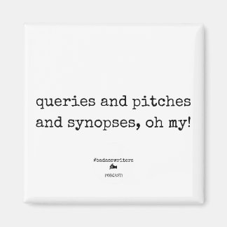 badassauteurs oh mijn! Square Magnet