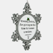 badassschrijvers boomversiering - bedankt , panini tin sneeuwvlok ornament (Links)