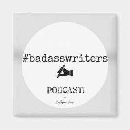 badassschrijvers Podcast Square Magnet