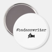 badasswriter cirkel magnet (Voorkant / Achterkant)