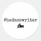 badasswriter stickers (Voorkant)