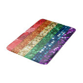 badbadbadkamer van de achtereenvolgende pridevlag badmat (Gekanteld)