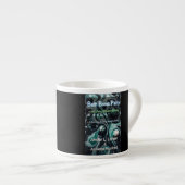 Badbom feestje espresso kop (Voorkant rechts)
