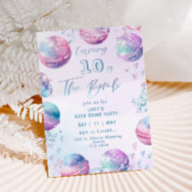 Badbom maken verjaardagsfeestje