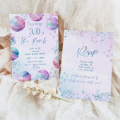 Badbom maken verjaardagsfeestje kaart