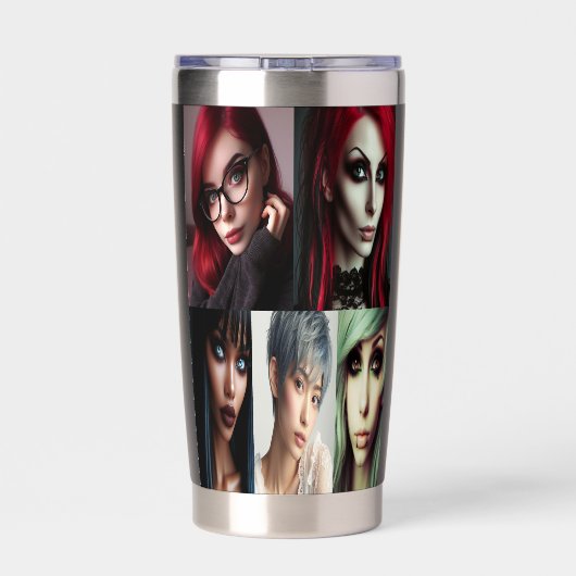 badbomfeest geïsoleerde drinkbeker (Achterkant)