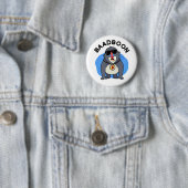 Badboon Funny Bad Baboon Pun Ronde Button 5,7 Cm (In situ)