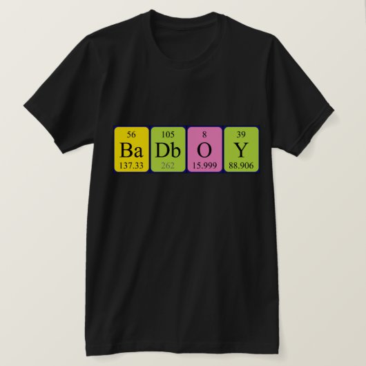 BadBoy periodiek shirt van de zinsnede (Design voorkant)