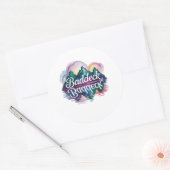 baddeck ronde sticker (Envelop)