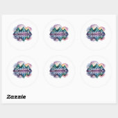 baddeck ronde sticker (Vel)