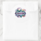 baddeck ronde sticker (Tas)