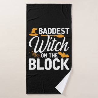 Baddest Witch On The Block Badhanddoek